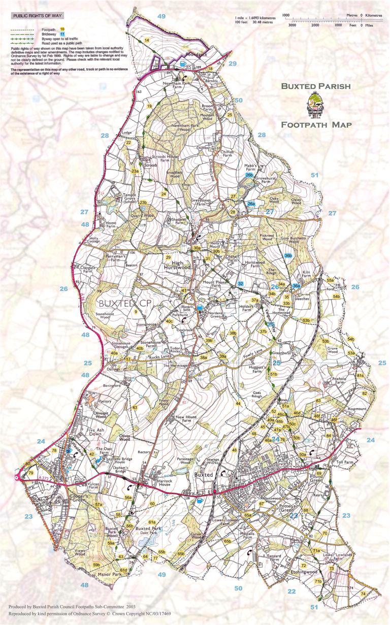 Map of the Parish